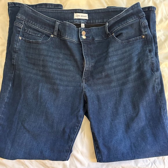 Lane Bryant Flex Magic Waistband Tighter Tummy High Rise Straight jeans 20 TALL - Picture 2 of 6